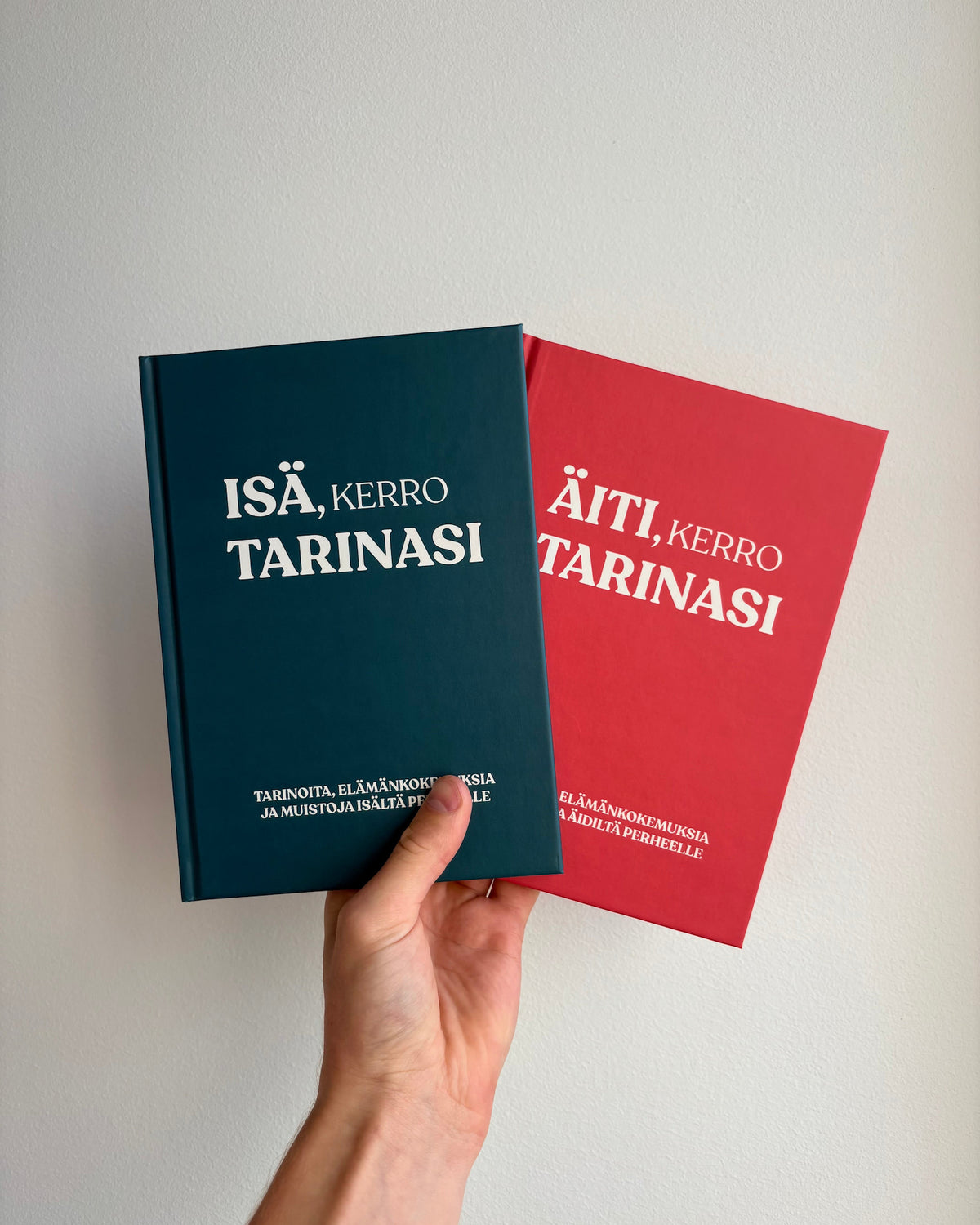 Äiti, kerro tarinasi ja Isä, kerro tarinasi -elämäntarinakirjat